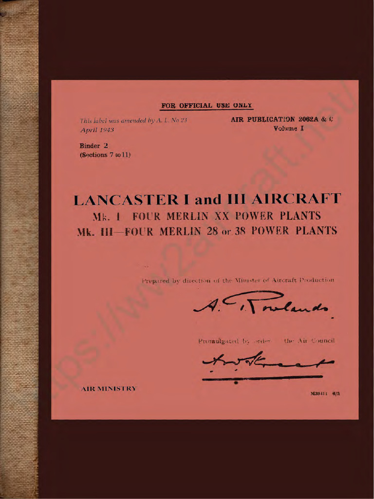 RAF AP 2062A&C section 7 -11 structure engines etc v1 b2 ww2. | PDF ...