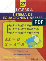 Sistema de Ecuaciones Lineales