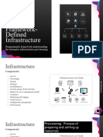 Framework-Defined Infrastructure