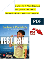 TEST BANK For Anatomy and Physiology An Integrative Approach, 4th Edition, Michael McKinley, Valerie OGÇÖLoughlin Verified Chapter's 1 - 29 Complete