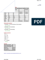 Calculated Values of DEQ Variables: POLYMATH Report