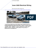 Toyota Fortuner 2020 Electrical Wiring Diagram