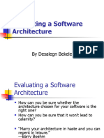 Bekele-Desalegn Evaluating A Software Architecture