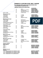 Calendario Baloncesto 2023