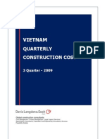 Vietnam Quartely Construction Cost Q3 2009 - DLS