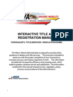 Interactive Title and Registration Manual