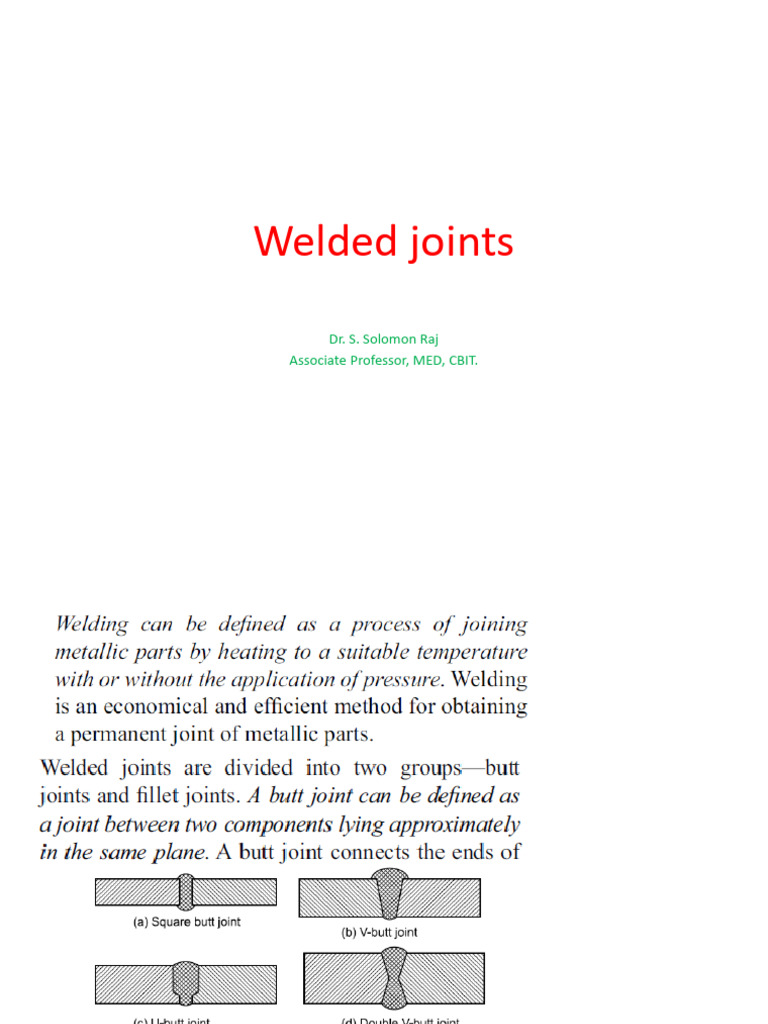 Welded Joints DME 4 | Download Free PDF | Stress (Mechanics) | Welding