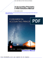 Fundamental Accounting Principles 22nd Edition Wild Solutions Manual