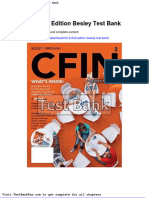 Cfin 2 2nd Edition Besley Test Bank