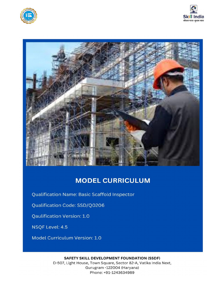 Basic Scaffold Inspector Training Guide | PDF | Scaffolding