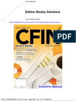 Cfin 4 4th Edition Besley Solutions Manual