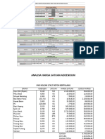 Tabel Perhitungan Berat Besi Pada Beton Bertulang: Pondasi Telapak 60x60x15