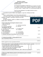 1 Test Probă de Evaluare