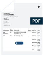 PartsAvatar - Ca: Invoice of Your Order #807FP5NKC