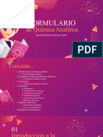 Formulario Química Analítica