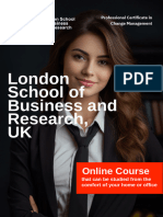 Professional Certificate in Change Management - Delivered Online by LSBR, UK