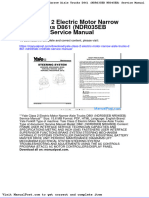 Yale Class 2 Electric Motor Narrow Aisle Trucks d861 Ndr035eb Nr045eb Service Manual