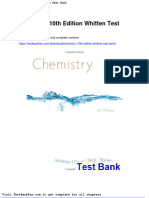 Chemistry 10th Edition Whitten Test Bank