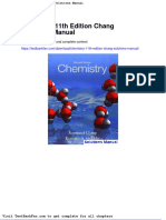 Chemistry 11th Edition Chang Solutions Manual