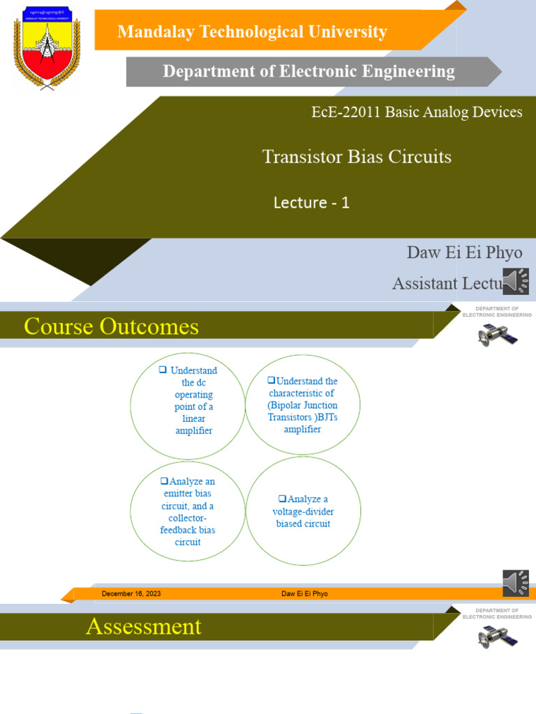 Transistor Bias Circuits Overview | PDF | Bipolar Junction Transistor ...