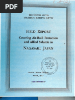 USSBS Report 5, Field Report Covering Air Raid Protection and Allied Subjects, Nagaaski, Japan, OCR