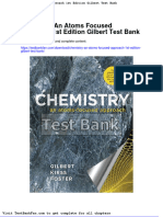 Chemistry An Atoms Focused Approach 1st Edition Gilbert Test Bank