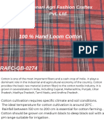 RAFC Hand Loom Cotton GB Collection.