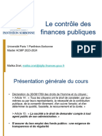 Contrôle Des Finances Publiques - Cours 1-2 (Séances Introductives)