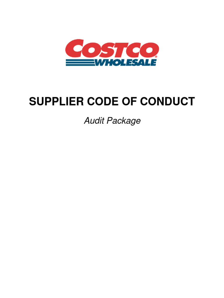 Costco Supplier Code of Conduct 2017 | PDF | Employment | Overtime