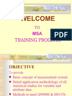 Welcome: Training Program