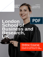 Level 4 Diploma in Law - Delivered Online by LSBR, UK