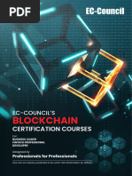 Blockchain Certification Brochure