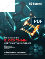 Blockchain Certification Brochure