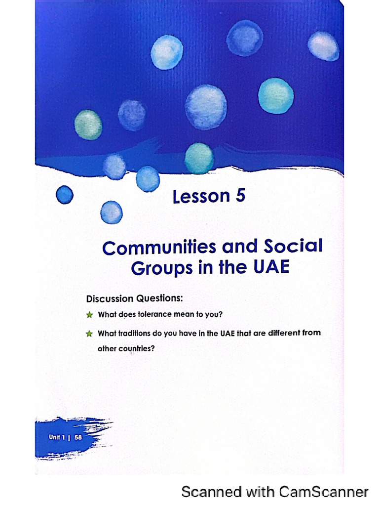Communities And Social Groups In The Uae Pdf