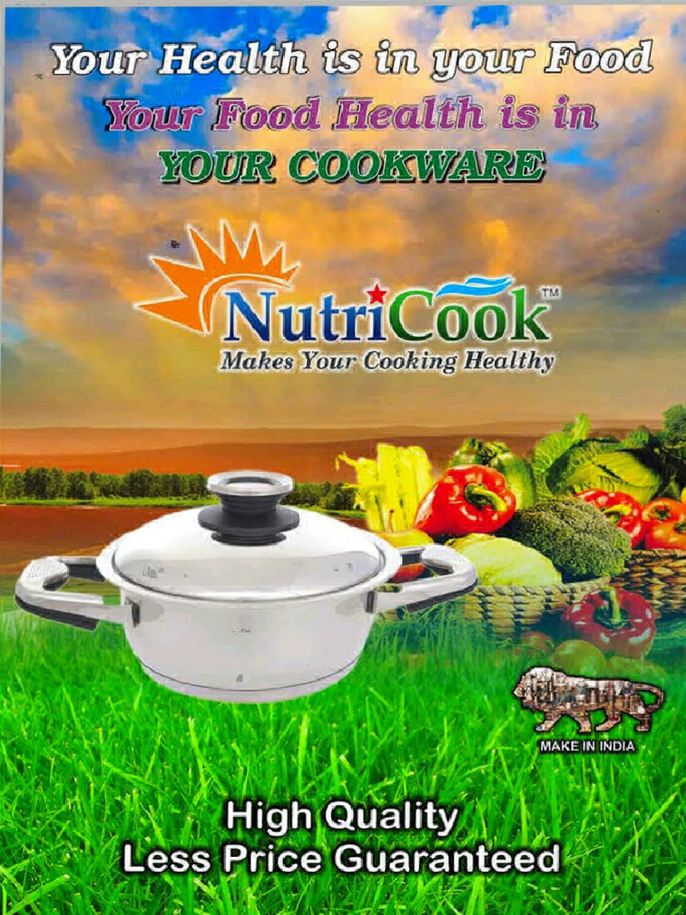 Nutricook Catalogue 1023 | PDF | Cookware And Bakeware | Cooking