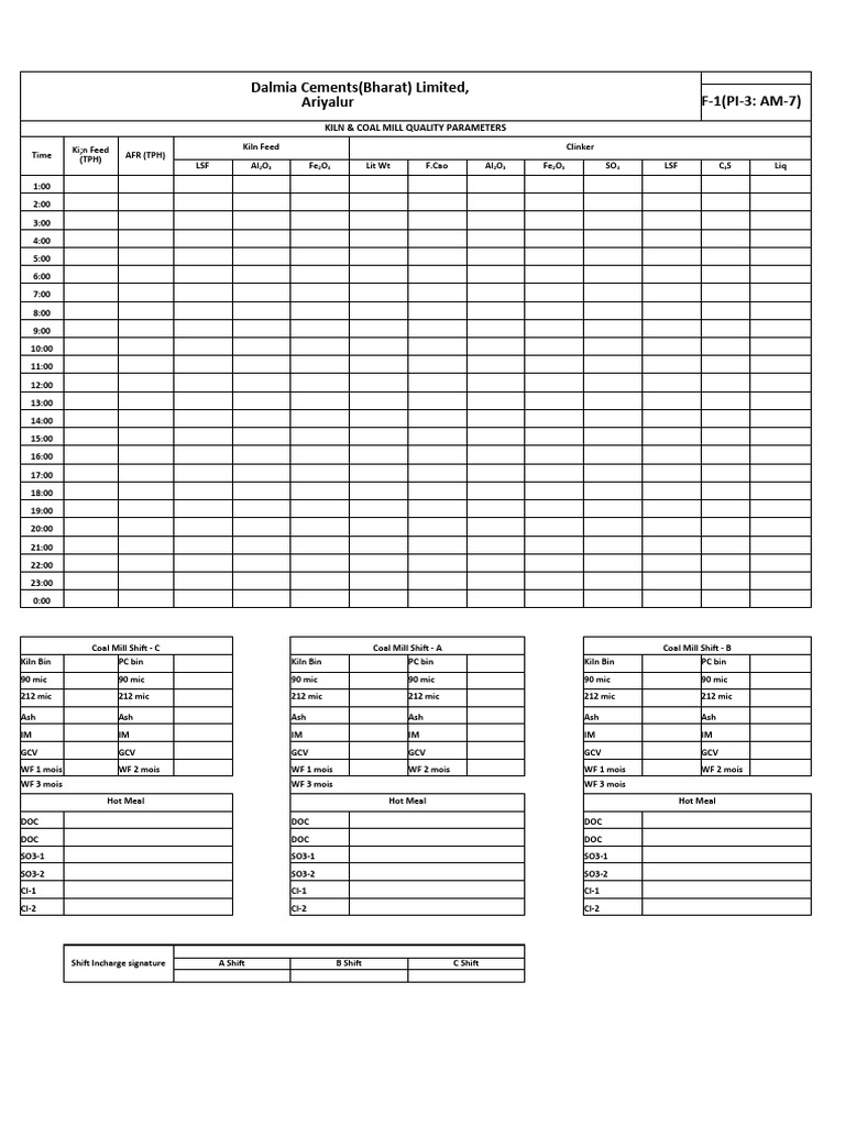 Kiln Log PDF Business Process Masonry