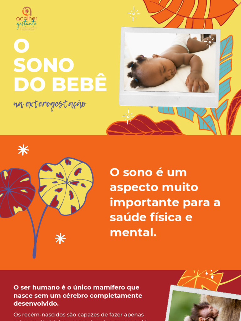 5 2 O Sono Do Bebe Pdf Dormir Tempo