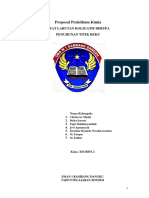 Proposal Praktik Kimia Penururan Titik Beku