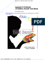 Child Development A Cultural Approach 1st Edition Arnett Test Bank