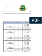 Jadwal Sas SMK Prima Mulia