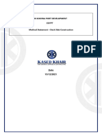 Method of Statment - Deck Slab