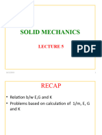 Lecture 5 Sloid Mechanics