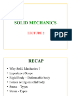 Lecture 2 Solid Mechanics