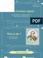 Marian Gaetana Agnesi