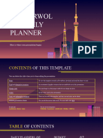 8월 Parwol - Monthly Planner by Slidesgo