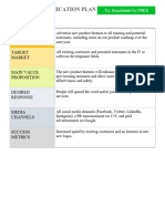 IC Brand Communication Plan Example 11225 - WORD