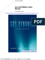 Gas Dynamics 3rd Edition John Solutions Manual