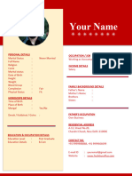 5 Marriage Biodata Format Word