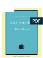 Canone Buddhistico. Così è Stato Detto