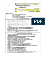 Assignment - II Programme Sem V 21UMTCC502 Problem Solving Using Programming Date of Assignment - DT 24-09-23